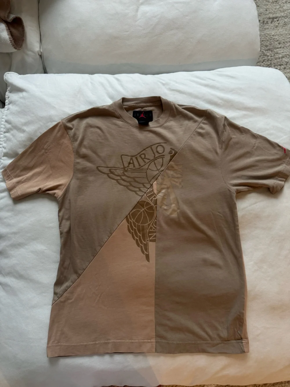 Rare Cactus Jack by Travis Scott x Jordan Short-Sleeve T-Shirt 'Khaki/Desert
